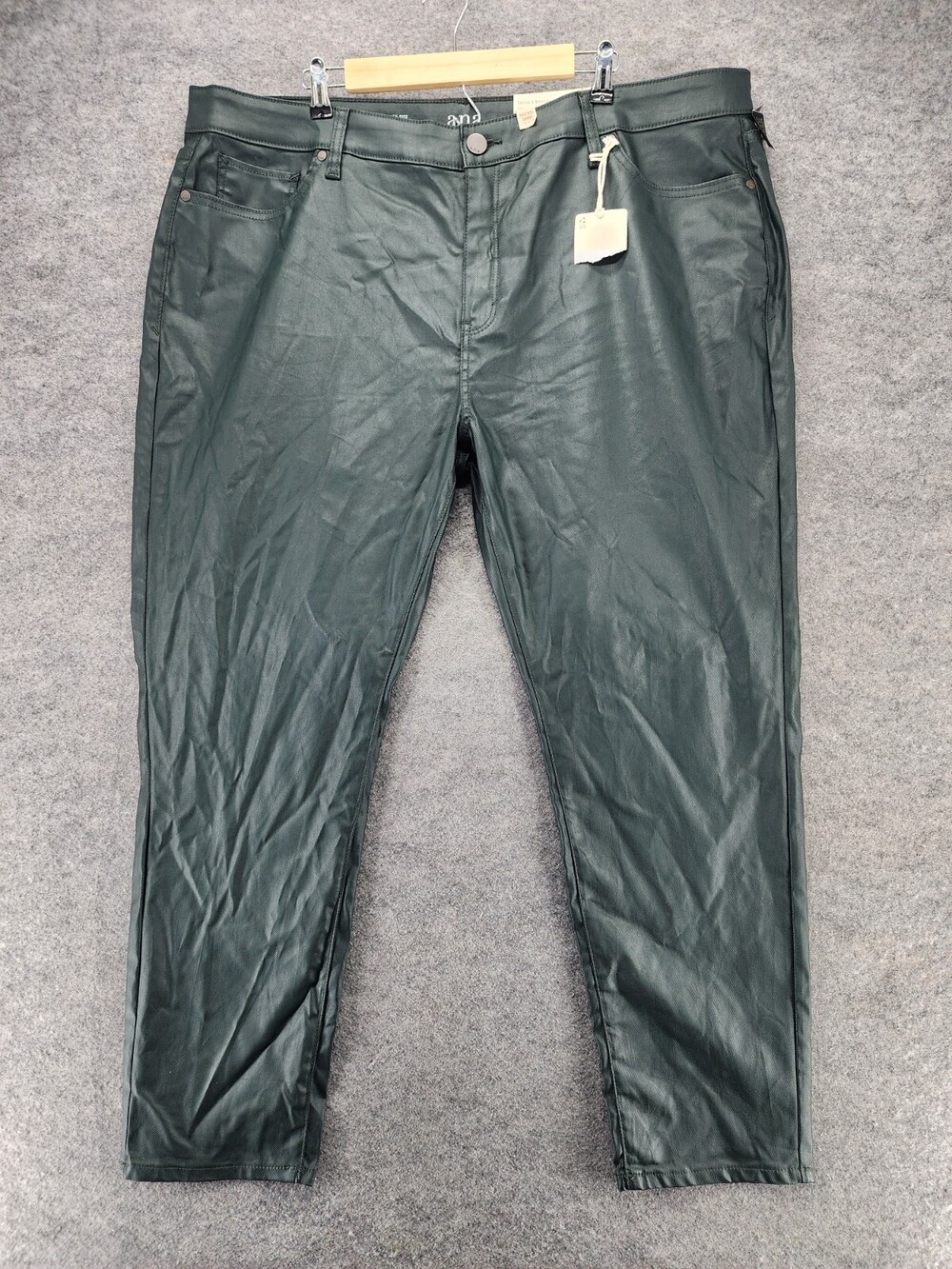 ANA A New Approach Jeans Womens 22W High Rise Skinny Green